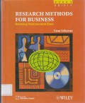 Research Methods For Business = Metodologi Penelitian Untuk Bisnis Buku 2 Edisi 4