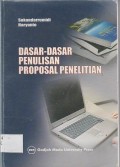 Dasar - Dasar Penulisan Proposal Penelitian