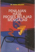 Penilaian Hasil Proses Belajar Mengajar