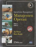 Operations Management = Manajemen Operasi Buku 1 Dilengkapi CD Lampiran